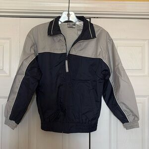 Girls zip up rain jacket